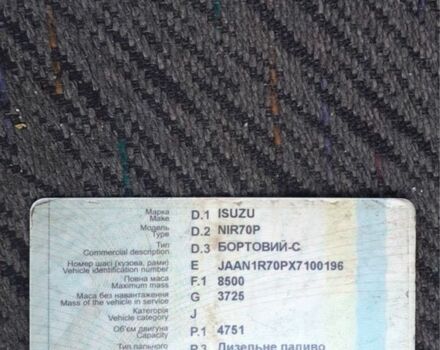 Исузу Другая, объемом двигателя 0 л и пробегом 0 тыс. км за 6000 $, фото 5 на Automoto.ua