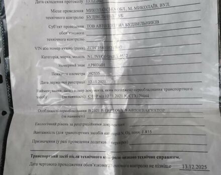 Белый Ивеко Дейли, объемом двигателя 2.8 л и пробегом 300 тыс. км за 7000 $, фото 4 на Automoto.ua