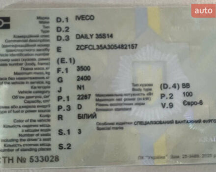 Білий Івеко Дейлі, об'ємом двигуна 0 л та пробігом 130 тис. км за 32653 $, фото 29 на Automoto.ua