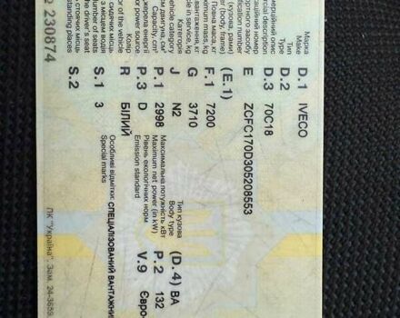 Білий Івеко Дейлі, об'ємом двигуна 3 л та пробігом 305 тис. км за 25600 $, фото 1 на Automoto.ua