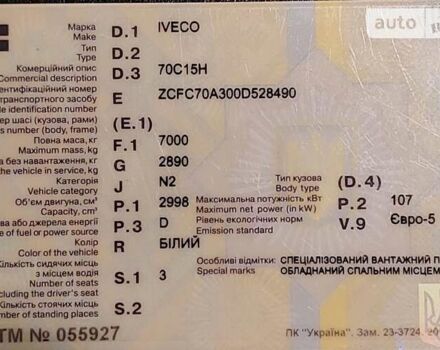 Івеко Daily груз., об'ємом двигуна 3 л та пробігом 345 тис. км за 33000 $, фото 69 на Automoto.ua