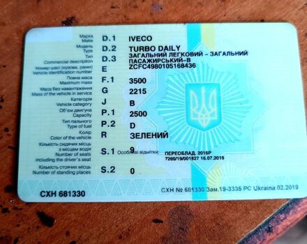 Ивеко Дейли, объемом двигателя 25 л и пробегом 0 тыс. км за 1500 $, фото 2 на Automoto.ua