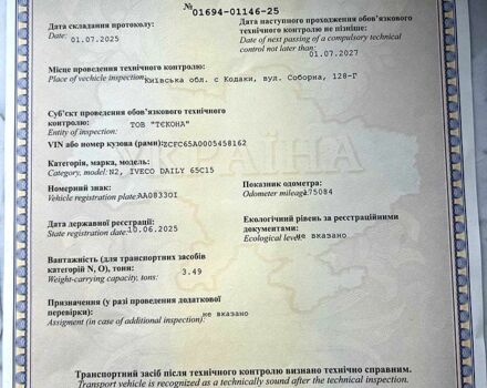 Івеко Дейлі, об'ємом двигуна 2.8 л та пробігом 173 тис. км за 9500 $, фото 1 на Automoto.ua