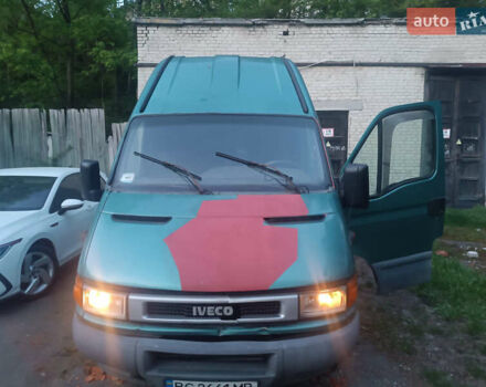 Зелений Івеко Дейлі, об'ємом двигуна 2.8 л та пробігом 516 тис. км за 4500 $, фото 1 на Automoto.ua