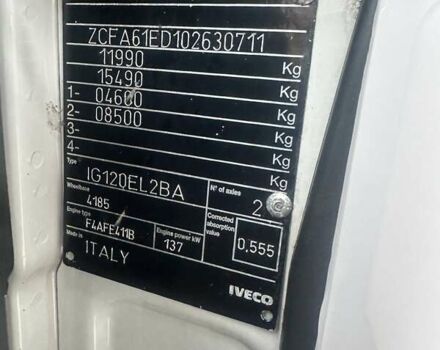 Белый Ивеко ЕвроКарго, объемом двигателя 4.7 л и пробегом 650 тыс. км за 27600 $, фото 13 на Automoto.ua