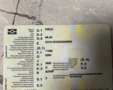 Белый Ивеко ЕвроКарго, объемом двигателя 5.88 л и пробегом 26 тыс. км за 12300 $, фото 8 на Automoto.ua