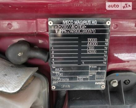 Ивеко Стралис, объемом двигателя 0 л и пробегом 462 тыс. км за 32819 $, фото 8 на Automoto.ua