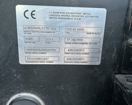 ЖЦБ 520, об'ємом двигуна 0 л та пробігом 3 тис. км за 46818 $, фото 4 на Automoto.ua