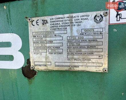 ЖЦБ 524 2006 в Гусятине на Automoto.ua ЖЦБ 524, объемом двигателя 0 л и пробегом 8 тыс. км за 40151 $, фото 5 на Automoto.ua