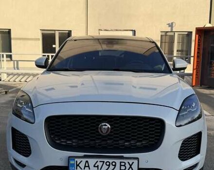 Белый Ягуар E-Pace, объемом двигателя 2 л и пробегом 77 тыс. км за 25000 $, фото 1 на Automoto.ua