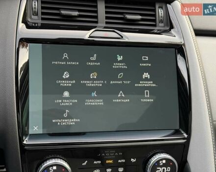 Черный Ягуар E-Pace, объемом двигателя 2 л и пробегом 38 тыс. км за 35500 $, фото 47 на Automoto.ua