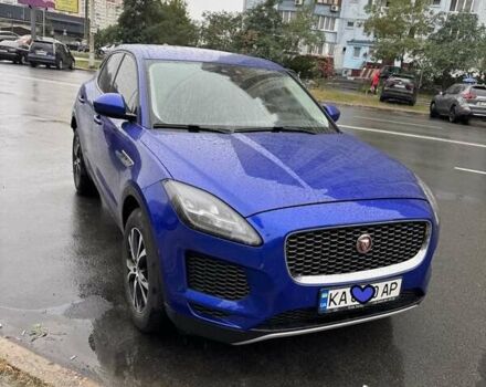 Синий Ягуар E-Pace, объемом двигателя 2 л и пробегом 50 тыс. км за 27000 $, фото 1 на Automoto.ua