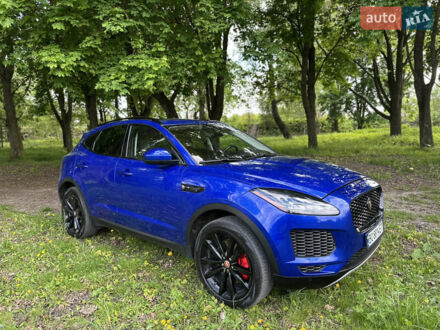 Синий Ягуар E-Pace, объемом двигателя 2 л и пробегом 70 тыс. км за 25000 $, фото 1 на Automoto.ua