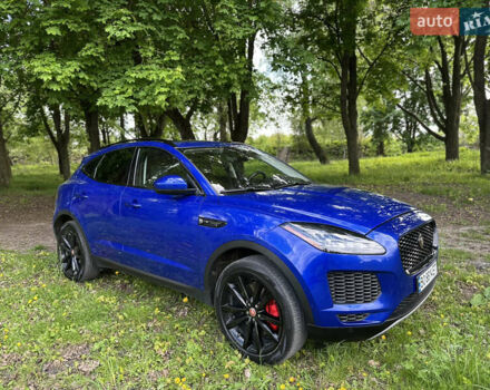 Синий Ягуар E-Pace, объемом двигателя 2 л и пробегом 70 тыс. км за 25000 $, фото 1 на Automoto.ua