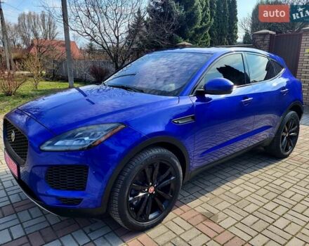 Синий Ягуар E-Pace, объемом двигателя 2 л и пробегом 55 тыс. км за 25500 $, фото 1 на Automoto.ua