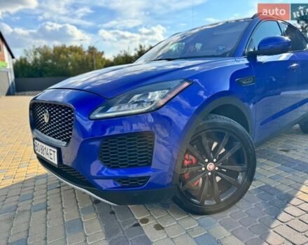 Синий Ягуар E-Pace, объемом двигателя 2 л и пробегом 85 тыс. км за 17900 $, фото 1 на Automoto.ua