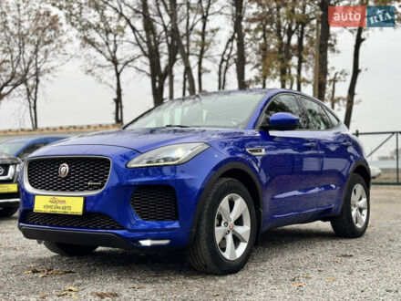 Синій Ягуар E-Pace, об'ємом двигуна 2 л та пробігом 89 тис. км за 34900 $, фото 1 на Automoto.ua