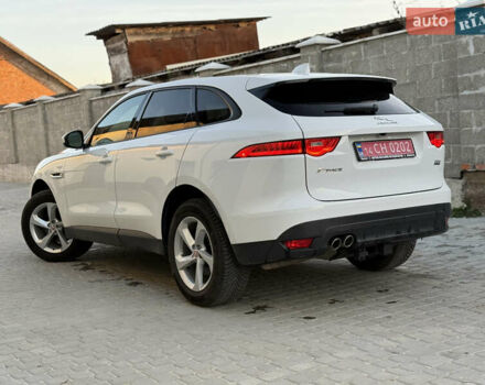 Білий Ягуар Ф-Пейс, об'ємом двигуна 2 л та пробігом 209 тис. км за 17900 $, фото 24 на Automoto.ua