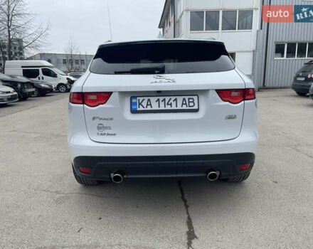 Білий Ягуар Ф-Пейс, об'ємом двигуна 3 л та пробігом 127 тис. км за 22300 $, фото 2 на Automoto.ua