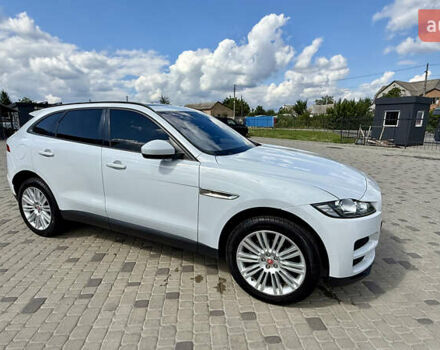 Белый Ягуар Ф-Пейс, объемом двигателя 2 л и пробегом 128 тыс. км за 23700 $, фото 2 на Automoto.ua
