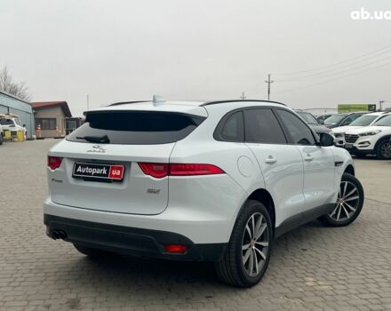 Белый Ягуар Ф-Пейс, объемом двигателя 2 л и пробегом 129 тыс. км за 25590 $, фото 10 на Automoto.ua