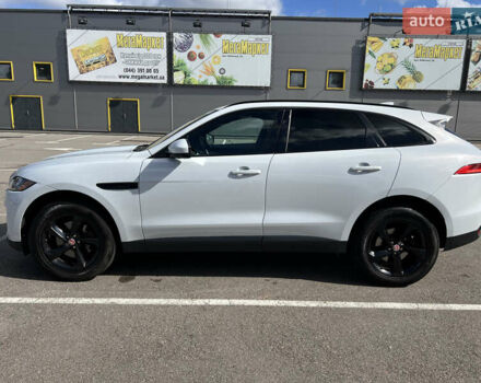 Білий Ягуар Ф-Пейс, об'ємом двигуна 3 л та пробігом 93 тис. км за 29500 $, фото 6 на Automoto.ua