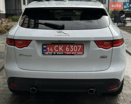Білий Ягуар Ф-Пейс, об'ємом двигуна 2 л та пробігом 163 тис. км за 14000 $, фото 8 на Automoto.ua