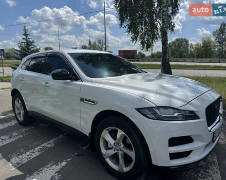 Ягуар Ф-Пейс 2020 в Киеве на Automoto.ua Белый Ягуар Ф-Пейс, объемом двигателя 2 л и пробегом 34 тыс. км за 35999 $, фото 2 на Automoto.ua