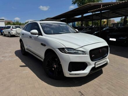 Ягуар Ф-Пейс 2016 в Кривом Роге на Automoto.ua Белый Ягуар Ф-Пейс, объемом двигателя 3 л и пробегом 142 тыс. км за 20000 $, фото 1 на Automoto.ua