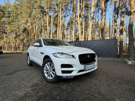 Белый Ягуар Ф-Пейс, объемом двигателя 2 л и пробегом 232 тыс. км за 17995 $, фото 1 на Automoto.ua