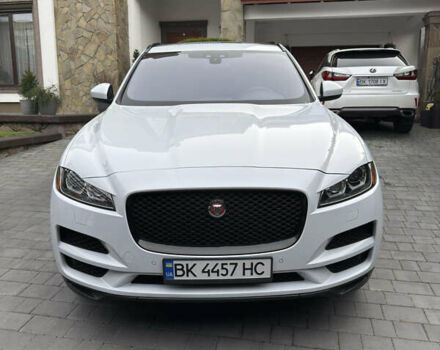 Білий Ягуар Ф-Пейс, об'ємом двигуна 2 л та пробігом 49 тис. км за 24000 $, фото 1 на Automoto.ua