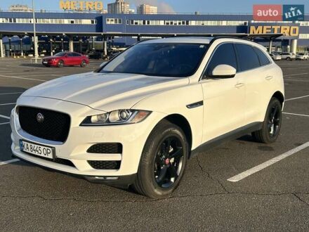 Білий Ягуар Ф-Пейс, об'ємом двигуна 2 л та пробігом 78 тис. км за 34200 $, фото 1 на Automoto.ua