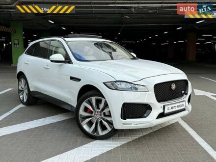 Ягуар Ф-Пейс 2018 в Киеве на Automoto.ua Белый Ягуар Ф-Пейс, объемом двигателя 3 л и пробегом 19 тыс. км за 23990 $, фото 1 на Automoto.ua