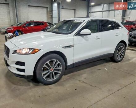 Белый Ягуар Ф-Пейс, объемом двигателя 3 л и пробегом 65 тыс. км за 14642 $, фото 1 на Automoto.ua