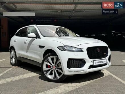 Ягуар Ф-Пейс 2018 в Киеве на Automoto.ua Белый Ягуар Ф-Пейс, объемом двигателя 2 л и пробегом 18 тыс. км за 23990 $, фото 1 на Automoto.ua