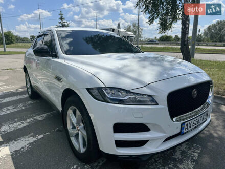 Ягуар Ф-Пейс 2020 в Киеве на Automoto.ua Белый Ягуар Ф-Пейс, объемом двигателя 2 л и пробегом 30 тыс. км за 38500 $, фото 1 на Automoto.ua