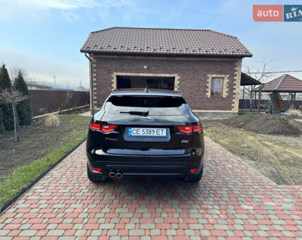 Черный Ягуар Ф-Пейс, объемом двигателя 2 л и пробегом 173 тыс. км за 22000 $, фото 2 на Automoto.ua