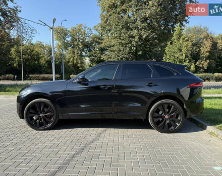 Черный Ягуар Ф-Пейс, объемом двигателя 2.99 л и пробегом 200 тыс. км за 27500 $, фото 7 на Automoto.ua