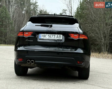 Черный Ягуар Ф-Пейс, объемом двигателя 2 л и пробегом 220 тыс. км за 22200 $, фото 6 на Automoto.ua