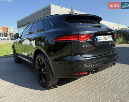 Черный Ягуар Ф-Пейс, объемом двигателя 2.99 л и пробегом 200 тыс. км за 27500 $, фото 9 на Automoto.ua