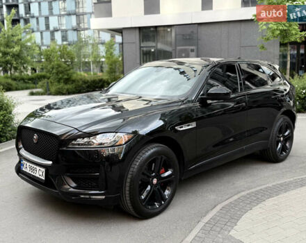 Черный Ягуар Ф-Пейс, объемом двигателя 3 л и пробегом 167 тыс. км за 25500 $, фото 2 на Automoto.ua