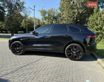 Черный Ягуар Ф-Пейс, объемом двигателя 2.99 л и пробегом 200 тыс. км за 27500 $, фото 8 на Automoto.ua