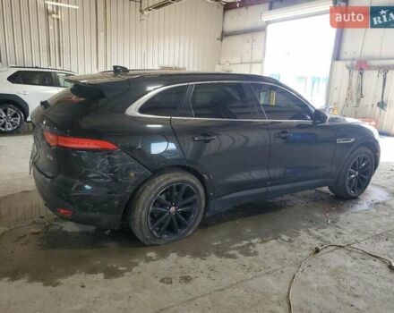Черный Ягуар Ф-Пейс, объемом двигателя 3 л и пробегом 79 тыс. км за 4000 $, фото 2 на Automoto.ua