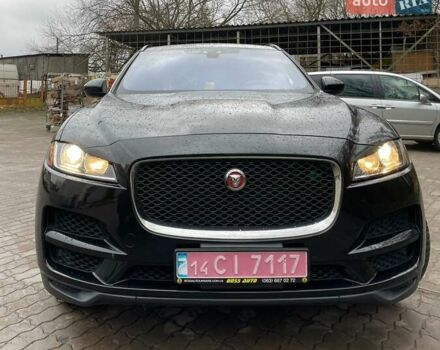 Черный Ягуар Ф-Пейс, объемом двигателя 2 л и пробегом 130 тыс. км за 22500 $, фото 1 на Automoto.ua