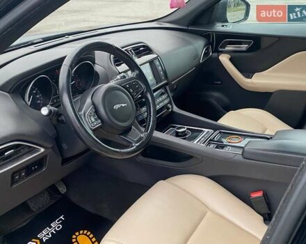 Черный Ягуар Ф-Пейс, объемом двигателя 2 л и пробегом 132 тыс. км за 25490 $, фото 13 на Automoto.ua