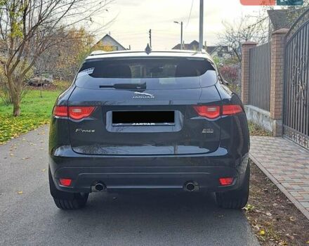 Черный Ягуар Ф-Пейс, объемом двигателя 2 л и пробегом 102 тыс. км за 26600 $, фото 1 на Automoto.ua