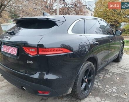 Черный Ягуар Ф-Пейс, объемом двигателя 2 л и пробегом 208 тыс. км за 18500 $, фото 20 на Automoto.ua