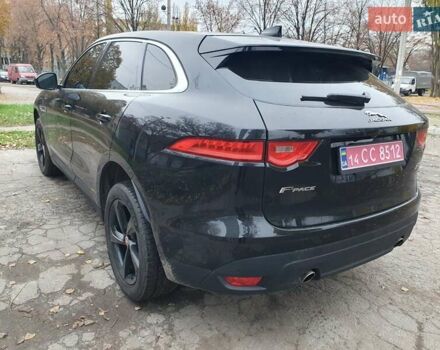 Черный Ягуар Ф-Пейс, объемом двигателя 2 л и пробегом 208 тыс. км за 18500 $, фото 15 на Automoto.ua