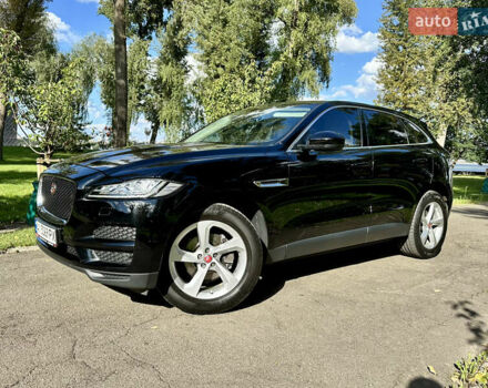 Чорний Ягуар Ф-Пейс, об'ємом двигуна 2 л та пробігом 90 тис. км за 29500 $, фото 1 на Automoto.ua