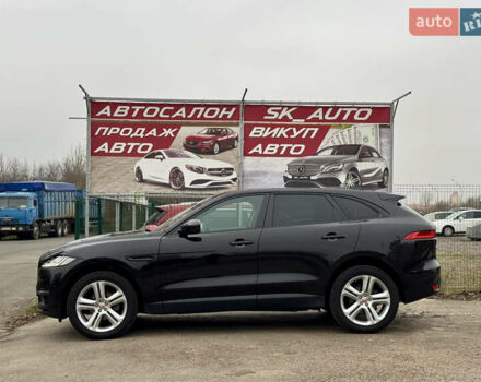 Черный Ягуар Ф-Пейс, объемом двигателя 2 л и пробегом 148 тыс. км за 24800 $, фото 3 на Automoto.ua